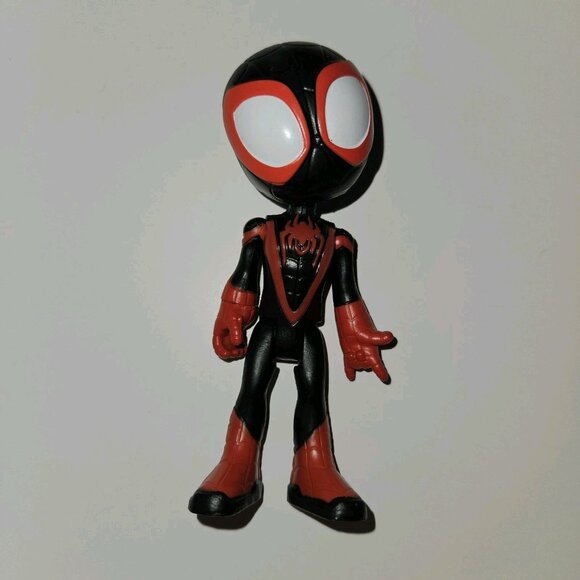 Spidey & Friends 2 Figures + Vehicle Toy Lot Motorcycle Spider-Man Miles Morales - Picture 7 of 9